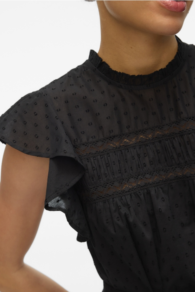 VMTRINE SL SHORT LACE DRESS WVN GA 10325244 Black